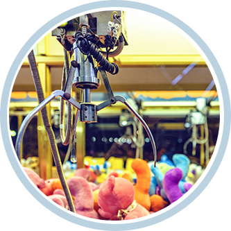 Claw machines in Orlando, Houston & Atlanta